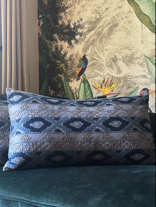 Neel Jaquard Embroidered Cushion cover